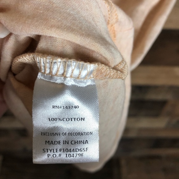 English factory peach dress women’s size small - Picture 5 of 6